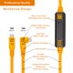 thumbnail image 3 of Cable USB‑C Tether Tools 9,4 m 10 Gbps Recto‑Ángulo Derecho, 3 of 5