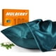 thumbnail image 1 of Funda de almohada de seda J JIMOO 100% seda morera 22 Momme Fog Blue, 1 of 8