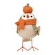 thumbnail image 2 of Celebrate Harvest Bird Estatuas Creativas De Pájaros Para Chimenea, Mesa, Sala De Estar, Color Naranja, 2 of 5