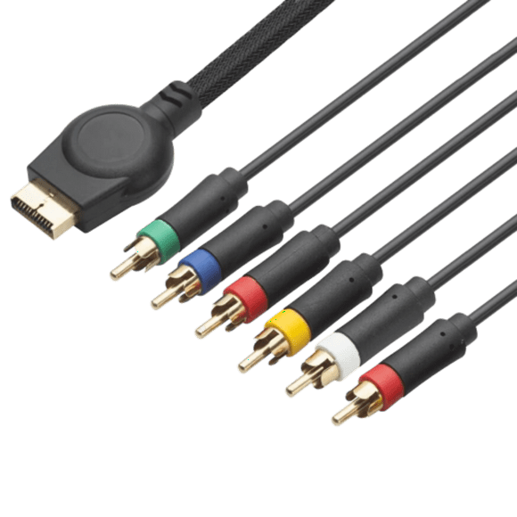 Cable Audio Video Componente Hdtv Para Ps2 Y Ps3 1.8m