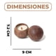 thumbnail image 2 of Pack 5 cuencos coco velas aromáticas decorativas beige, 2 of 3