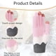 thumbnail image 3 of Guantes mágicos de lana de invierno para mujer con pantalla táctil y forro polar cálido para clima frío., 3 of 5