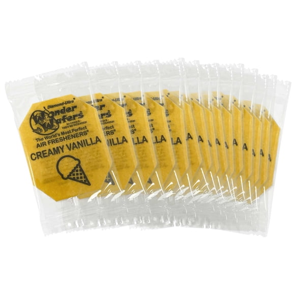 Ambientadores Para Auto Diamond ultra Paquete De 15 Vainilla