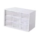 thumbnail image 2 of Mini Organizador De Cajones Transparentes De Gran Capacidad, Caja Organizadora De Cuentas Blanca, 2 of 5