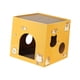 thumbnail image 4 of Caja Para Gatos Cama Para Gatos Caja De Cartón Corrugado Para Gatos Para Interiores Animales Pequeños Conejo Amarillo S, 4 of 5