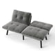 thumbnail image 2 of Grey Convertible Folding Modern sofa Bed, 2 of 3