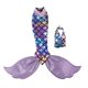thumbnail image 4 of Mu?eca Vestido De Cola De Sirena Y Cuello En V Halter Top Para Mu?eca Morado Claro, 4 of 5