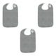 thumbnail image 1 of Baberos Para Adultos De 3 Piezas, Baberos Grandes Reutilizables Para Alimentación De Adultos Mayores, Unisex, Color Gris Oscuro, 1 of 3