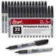 thumbnail image 1 of Marcadores permanentes LAZGOL 32 unidades negro punta fina, 1 of 6