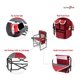 thumbnail image 4 of Silla Camping Director SUNNYFEEL Heavy Duty con mesa auxiliar, 4 of 7