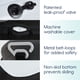 thumbnail image 5 of Asiento de coche hinchable Hiccapop UberBoost rosa/negro, 5 of 6