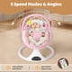 thumbnail image 5 of Columpio eléctrico para bebés RIVIPLOU, 0-6 m, 9 kg con mando a distancia, color rosa, 5 of 7