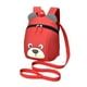 thumbnail image 4 of Arnés Oso Niños Mochila Con Cremallera Dibujos Animados Para Juguetes Rojo, 4 of 5