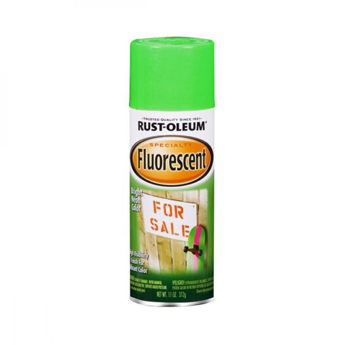 Rust Oleum - Pintura En Aerosol Fluorescente 312grs Verde