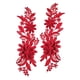 thumbnail image 1 of 2 Apliques De Encaje Con Bordado De Flores Para Boda, Vestido De Fiesta, Ropa, Color Rojo, 1 of 5