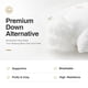 thumbnail image 4 of Cama Pillows Acanva para dormir y refrescarse, calidad hotelera, paquete de 4 unidades, 4 of 6