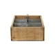 thumbnail image 4 of Divisor metálico Caddy Cheung's de madera con 6 ranuras, marrón, hecho a mano, 4 of 5