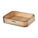 thumbnail image 2 of Organizador de tocador de estilo nórdico, bandejas de maquillaje multifunción, caja de almacenamiento de mesa, soporte de almacenamiento de cosméticos , marrón, 2 of 5
