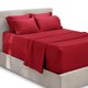 thumbnail image 1 of Juego de sábanas Hearth & Harbor Extra Deep Pocket Queen Burgundy, 1 of 8