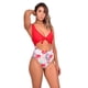 thumbnail image 1 of Trikini Con Nudo Ajustable Estampado Rojo S, 1 of 3