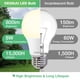thumbnail image 4 of Paquete de 3 bombillas LED DEGNJU A19, 8 W, 800 lm, 2700 K, E26, 4 of 9