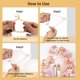 thumbnail image 4 of Clips para arcos de globos fooind, paquete de 12, decoración blanca para fiestas, 4 of 8