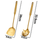 thumbnail image 2 of Juego de utensilios de cocina de acero inoxidable, 2 piezas de utensilios de cocina dorados, 2 of 5