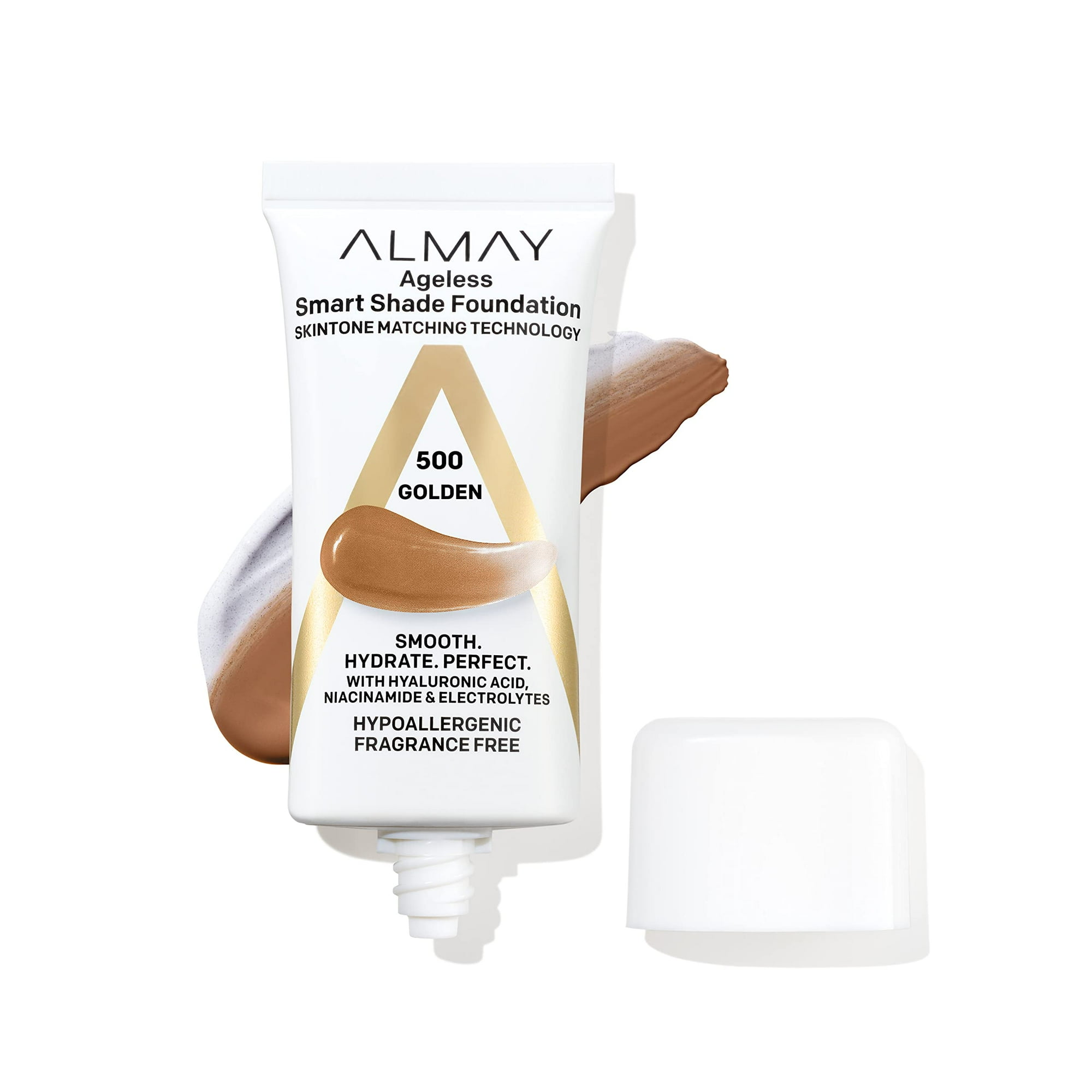 Base De Maquillaje Almay Antiedad Smart Shade 500 Golden, 30 Ml