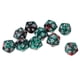 thumbnail image 1 of 10pcs / Set Dados D20 De 20 Caras Para TRPG Game Green Coffee, 1 of 5