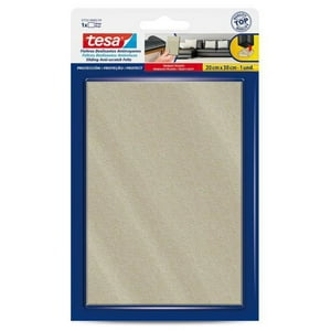 Tesa - Fieltro Anti-Rasguños Uso Pesado Beige 15X20Cm 2 Un