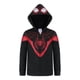 thumbnail image 2 of Conjunto para niños Marvel Spider-Man con sudadera con capucha y pantalones negros con cierre, 2 of 7