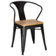 thumbnail image 1 of Pack 4 Sillón / Sitial Tolix con Asiento de Madera, 1 of 3