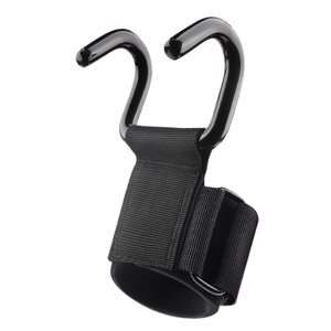 Ioensy - Guante De Gimnasio Acolchado Portátil Con Gancho Para Levantamiento De Pesas, Para Levantamiento De Potencia, Remos Y Levantamiento De Peso Muerto, 1 Pieza