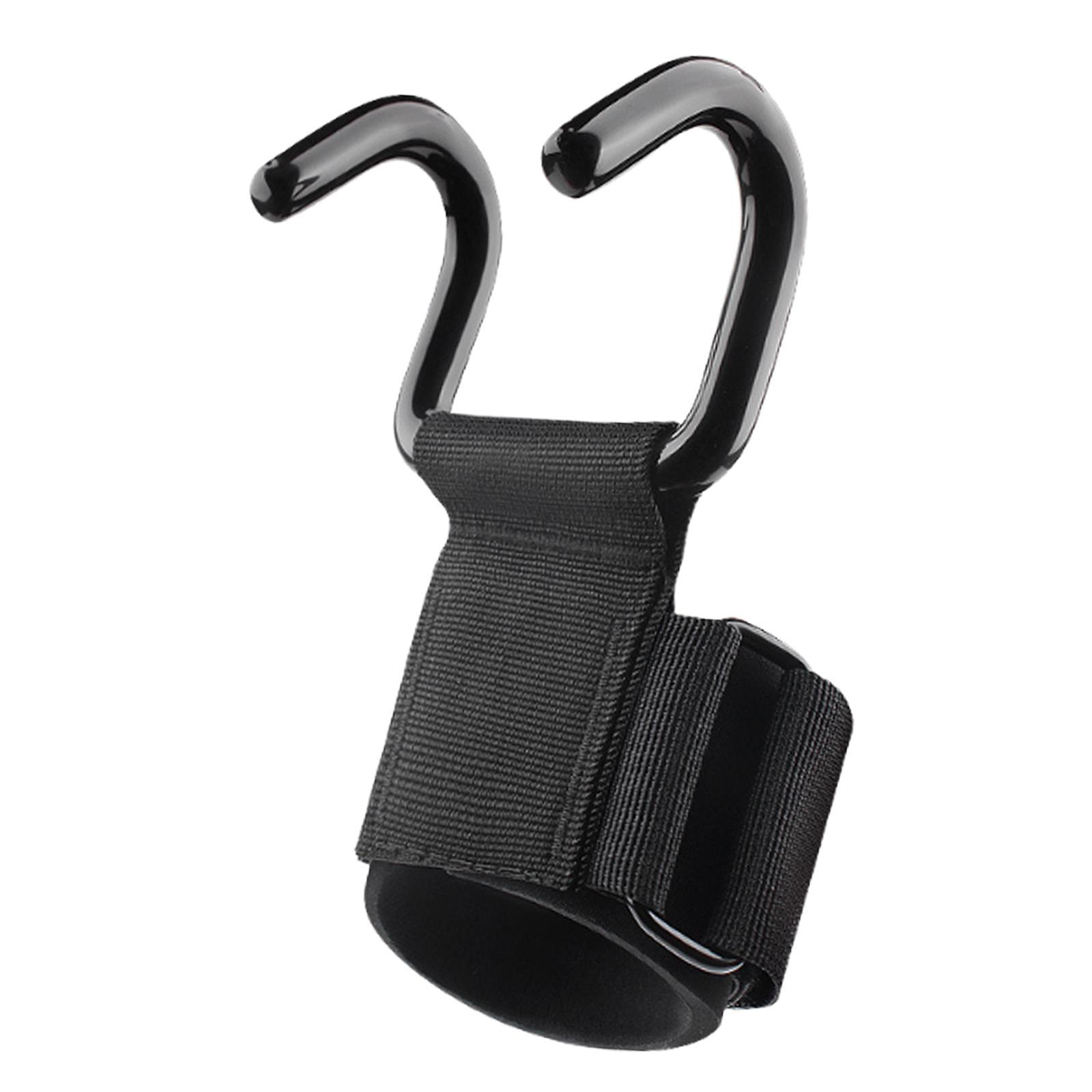 Ioensy - Guante De Gimnasio Acolchado Portátil Con Gancho Para Levantamiento De Pesas, Para Levantamiento De Potencia, Remos Y Levantamiento De Peso Muerto, 1 Pieza
