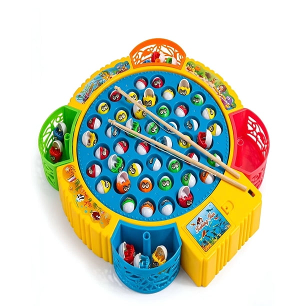 Juego De Pesca Magnético De Madera Montessori – 10 Peces Y 2 Cañas Para Niños De 2 A 5 Años
