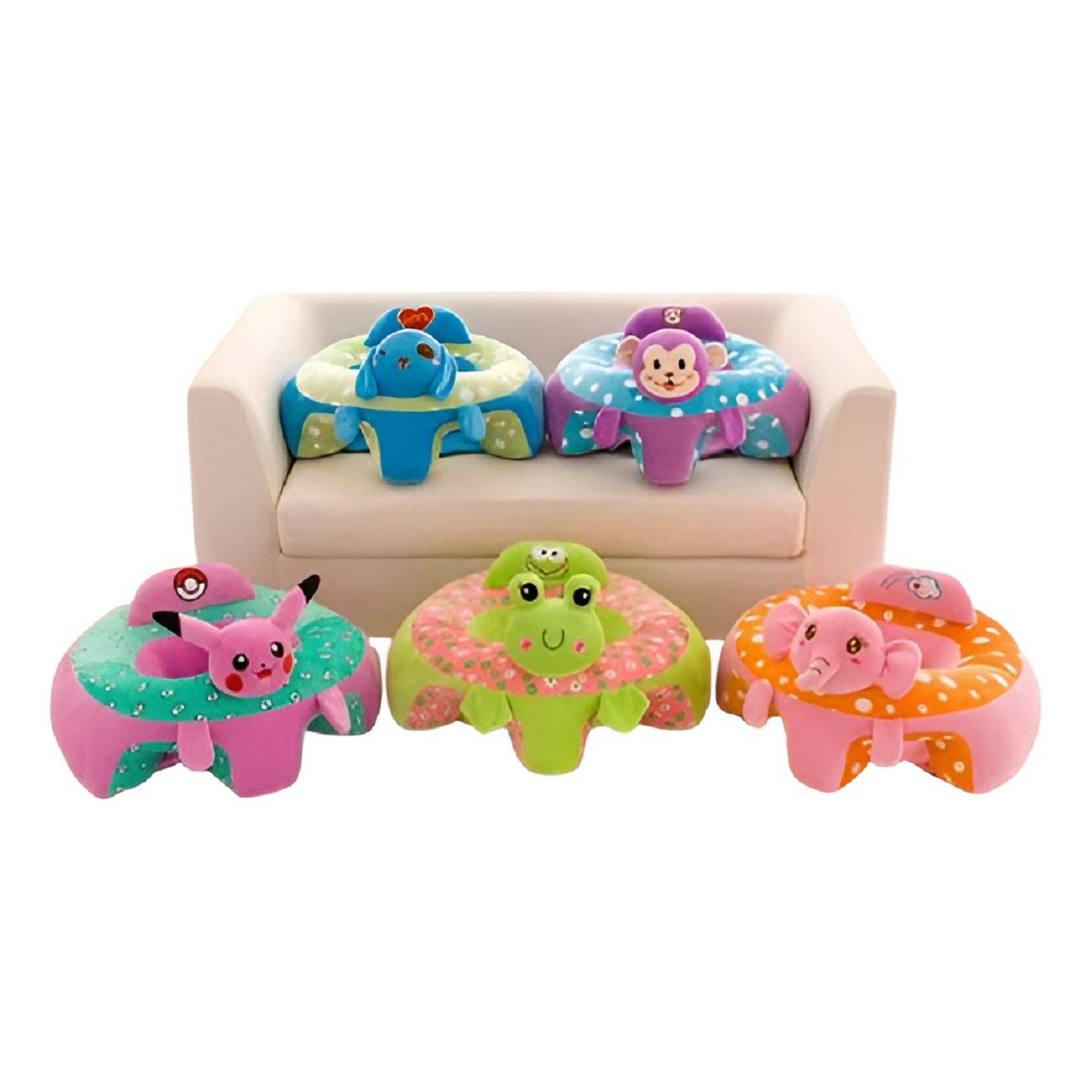 Genérico - Silla Felpa Aprendizaje Bebé Diseño Animales Divertidos Lau