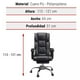 thumbnail image 4 of Sillón Ejecutivo De Cuero PU Reclinable Reposapiés Reclinable, 4 of 4
