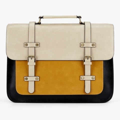 Ecosusi - Mochila Y Maletín Vintage Sombre Para Notebook 15,6 - Negro