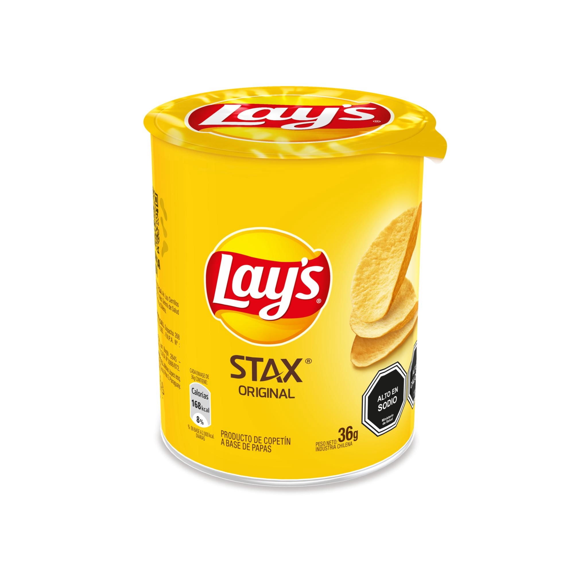 Papas Fritas Stax Original Tarro 36 Lay´s