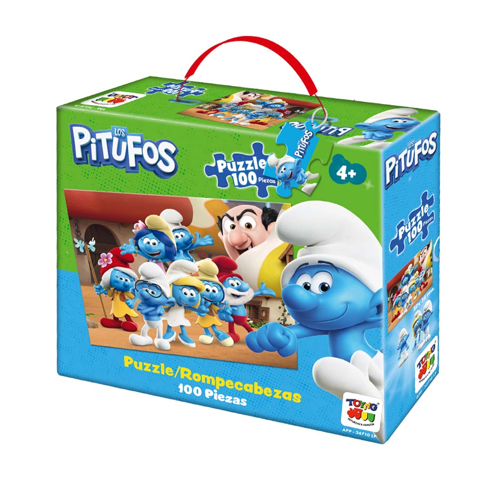 Toyng - Puzzle 100 Piezas - Los Pitufos