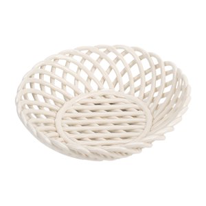 Magideal - Frutero De Cerámica, Plato De Frutas, Multifuncional, Tejido, Estético, Redondo, Para Comida, Aperitivos, Dulces, Bandeja Para Decoración De Graduació 198 Cm X 198 Cm X 55 Cm