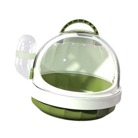 Magideal - Jaula Transportadora De Viaje Para Hámster, Jaula De Transporte Para Animales Pequeños, Accesorio Portátil Para Hámster Para Ardilla, Hámster Enano Al Verde