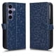 thumbnail image 1 of Funda Cartera Lunares Samsung Galaxy S25 Plus con Tarjetero, Correa y Soporte Azul, 1 of 6
