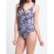thumbnail image 3 of Traje de baño modelador estampado azul Talla M, 3 of 4