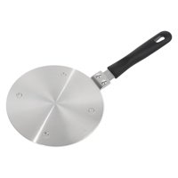 Magideal - Difusor Placa Difusora De Inducción De Acero Inoxidable Con Mango, Adaptador De Inducción Convertidor De Difusor Placa De Cocción Para Estufa 200 Mm X 34 Mm