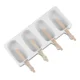thumbnail image 4 of Kit 4 Moldes Para 4 Helados Silicona + 200 Palitos - Norplat Blanco, 4 of 10