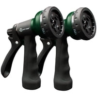 Boquilla Para Manguera De Jardín Automan, Paquete De 2 Unidades, Aerosol De Agua Abs, 7 Patrones