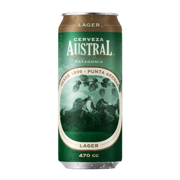 Cerveza Lager 4.8° Lata, 470 ml