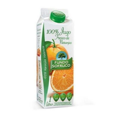 Jugo Natural Naranja 1 L Fundo Sofruco