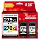thumbnail image 1 of Cartuchos de tinta Valuetoner PG-275XL CL-276XL, paquete de 2, 1 of 6